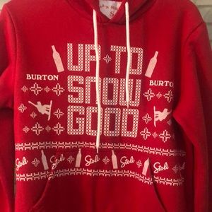 Burton Stoli Vodka ugly sweater snowboard hoodie